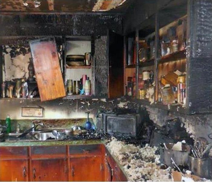 Kitchen Cabinets that are burnt  