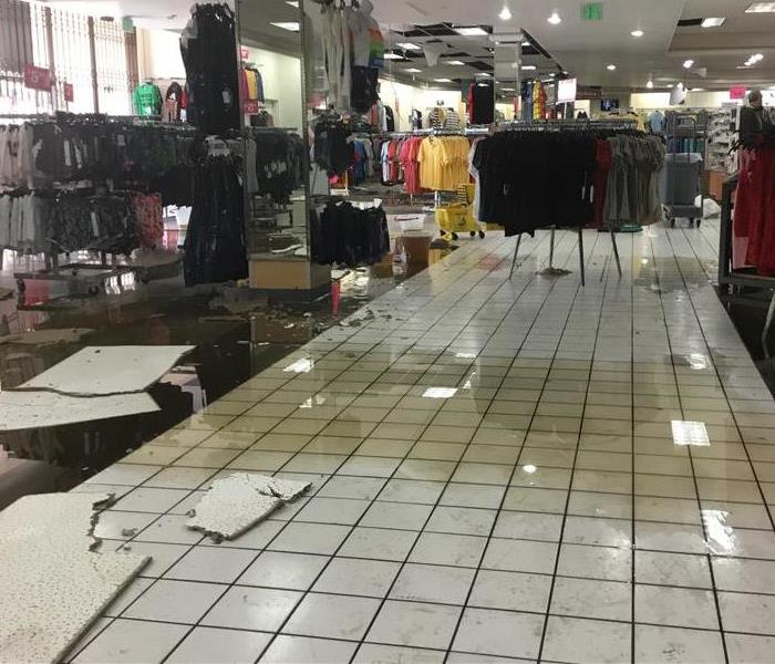 UNEXPECTED WATER DAMAGE AT LOCAL COMMERCIAL BUSINESS
